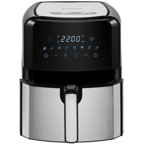 Аэрогриль Kitfort КТ-2239 1700Вт черный/серебристый