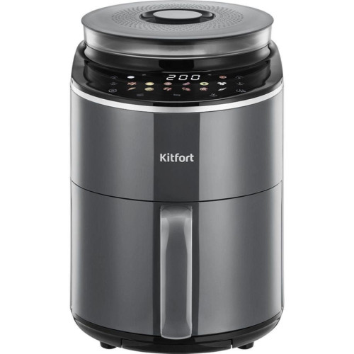 Аэрогриль Kitfort КТ-8155 4.5л 1500Вт серый Аэрогриль Kitfort КТ-8155 4.5л 1500Вт серый