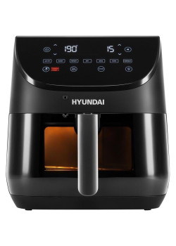 Аэрогриль Hyundai HYF-9090 1700Вт черный/черный