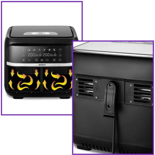 Аэрогриль Kitfort КТ-2248 2850Вт черный