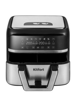 Аэрогриль Kitfort КТ-2247 2850Вт черный/серебристый