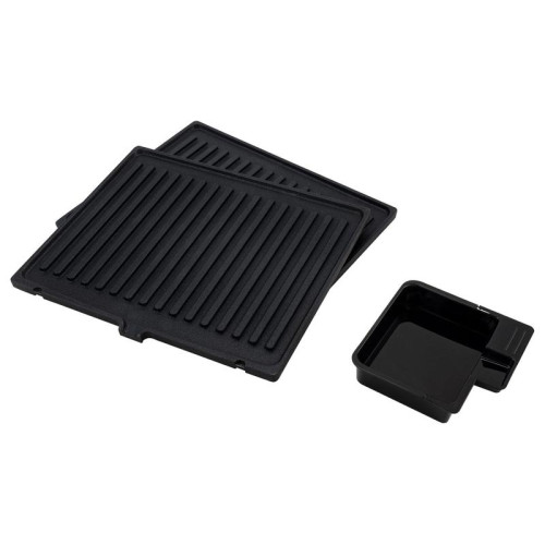 Электрогриль Hyundai HYG-5047 2200Вт серебристый/черный