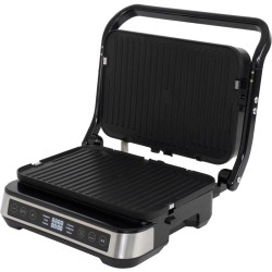 Электрогриль Hyundai HYG-5020 2000Вт серебристый/черный