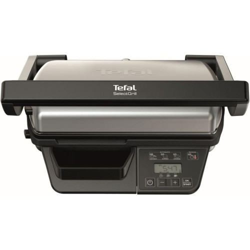 Электрогриль Tefal Optigrill GC740B30 2000Вт серебристый/черный Электрогриль Tefal Optigrill GC740B30 2000Вт серебристый/черный