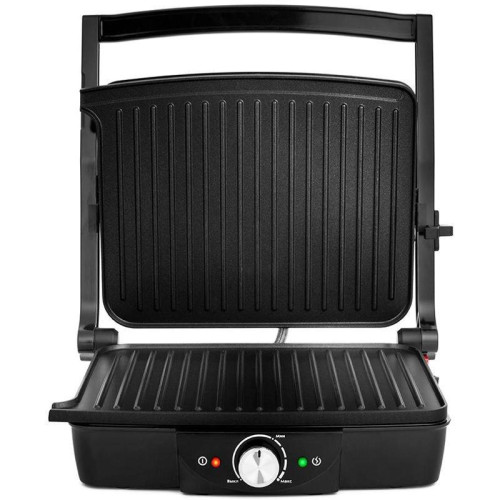 Электрогриль Kitfort КТ-1656 2000Вт черный/серебристый