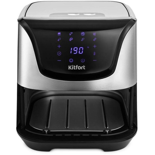 Аэрогриль Kitfort КТ-2232 1700Вт серебристый/черный