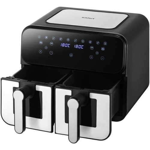 Аэрогриль Kitfort КТ-2269 2400Вт серебристый/черный