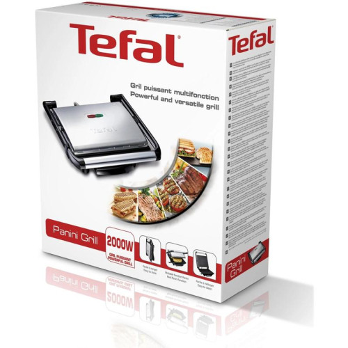 Электрогриль Tefal GC241D38 2000Вт черный/серебристый