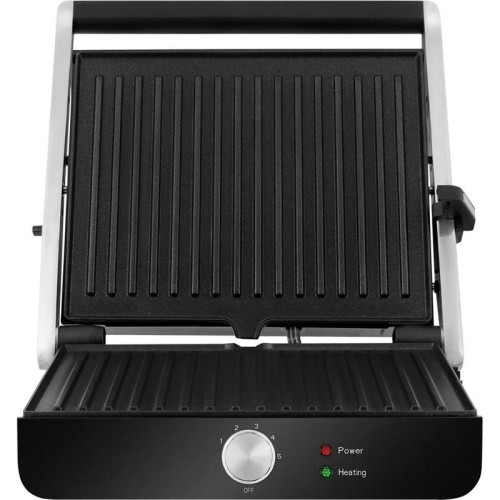 Электрогриль Red Solution RGM-M815 2000Вт черный/серебристый