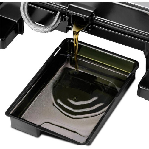 Электрогриль Kitfort КТ-3664 2000Вт серебристый/черный