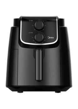 Аэрогриль Midea/ Аэрогриль Midea, мощность 1500 Вт, объем 4.7 л, таймер на 60 минут с автоматическим отключением, температура до 200 градусов, цвет черный