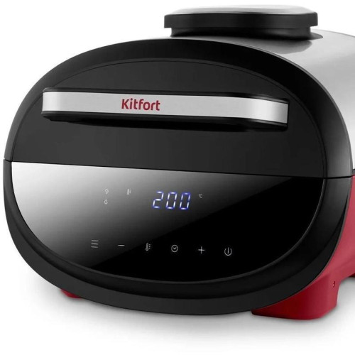Аэрогриль Kitfort КТ-2259 2850Вт черный/серебристый Аэрогриль Kitfort КТ-2259 2850Вт черный/серебристый