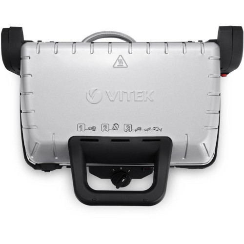 Электрогриль Vitek VT-2633 2000Вт серебристый Электрогриль Vitek VT-2633 2000Вт серебристый