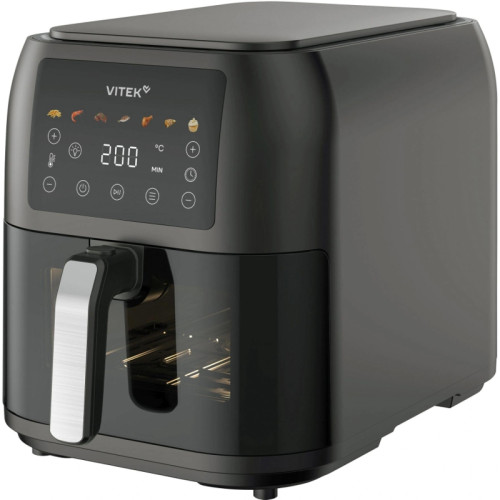 Аэрогриль Vitek VT-AF8001 1700Вт темно-серый/черный