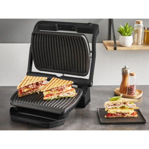 Электрогриль Tefal Optigrill+ GC717810 2000Вт черный/серый