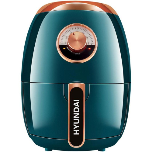 Аэрогриль Hyundai HYF-3553 1350Вт темно-зеленый/золотистый