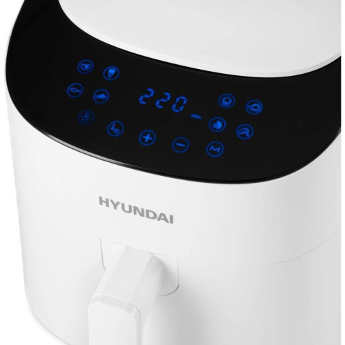 Аэрогриль Hyundai HYF-4055 1500Вт белый/черный