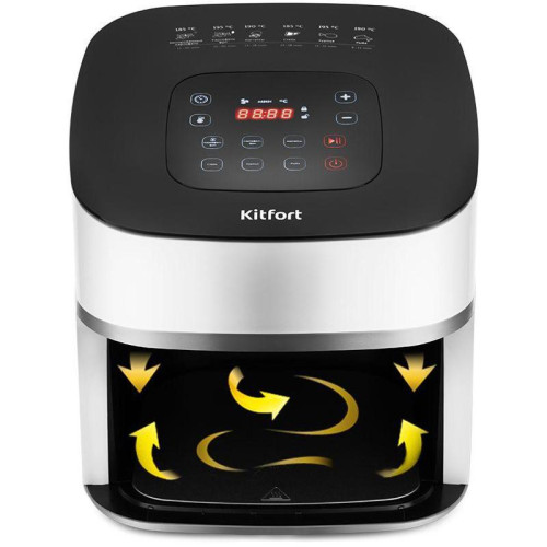 Аэрогриль Kitfort KT-2217 1500Вт белый/черный
