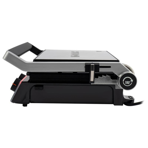 Электрогриль Hyundai HYG-5047 2200Вт серебристый/черный