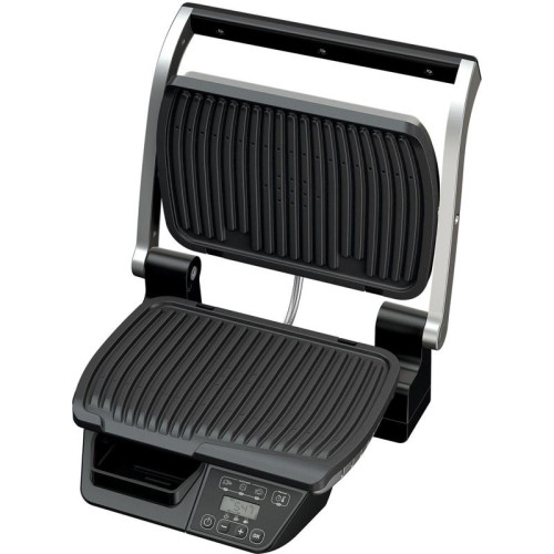 Электрогриль Tefal Optigrill GC740B30 2000Вт серебристый/черный Электрогриль Tefal Optigrill GC740B30 2000Вт серебристый/черный