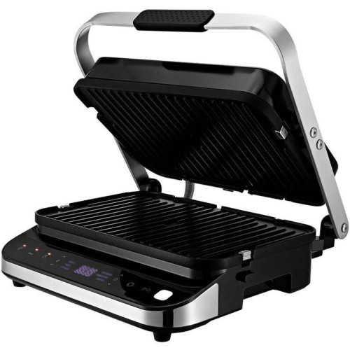 Электрогриль Kitfort КТ-1682 2000Вт черный/серебристый