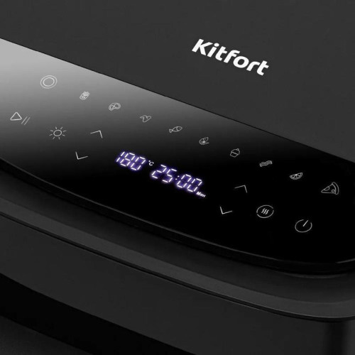 Аэрогриль Kitfort КТ-2289 2200Вт черный/серебристый