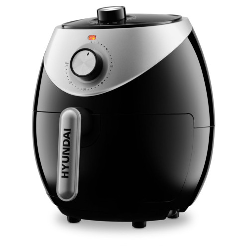 Аэрогриль Hyundai HYF-3456 1500Вт черный/серебристый