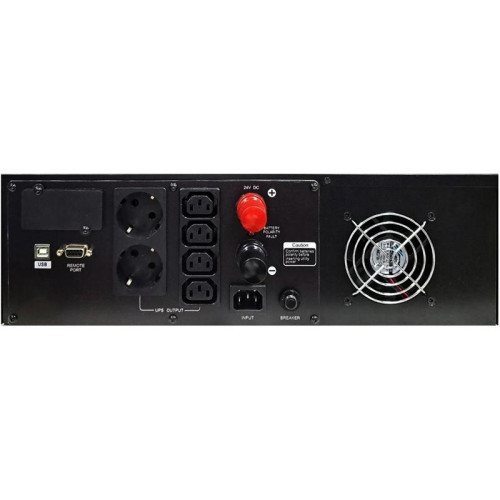 Источник бесперебойного питания Powercom Infinity INF-1500AP RM (3U) 1050Вт 1500ВА черный