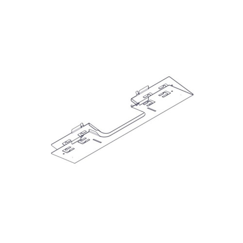 Divider with opening for laying Systeme Electric cables, on the roof of Uniprom Rack cabinets 600mm wide, 2 pcs.