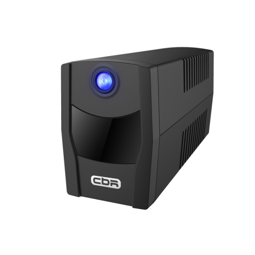 Башенный линейно-интерактивный ИБП/ ИБП CBR [QTM-650T-2F-LCUC] Line Interactive  650VA/360W 7Ah12V 2 x Shuko, HID-USB, RJ45/11