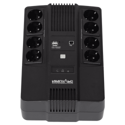 ИБП МАСТЕР 800, 800/480 ВА/Вт, LED, USB, RJ11/RJ45, SCHUKOx8/ line-interactive AS brick