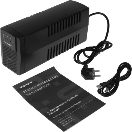 Источник бесперебойного питания Ippon Back Basic 850 Euro 480Вт 850ВА черный