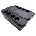 UPS SPD-750U LCD, line-interactive, digital display, 750 VA, 450 watts, 4 Euro sockets with backup power supply, 4 Euro sockets with filtering, USB protection RJ45/RJ11, lead acid battery 12V 9Ач, WxDxH 285х232х103мм, 7.4 kg
