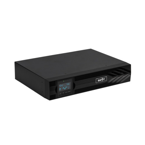8778 SKAT-UPS 1000-RACK-ON-V P3 ИБП 1000ВА/1000 Вт, 2U, On-Line, синус, внешн. АКБ 24В, 12 В 5А, ~24 В 5А, USB, RS232, RS485, параллельный порт, слот для карт (SNMP, реле), EPO, ШхГхВ 440х329х87, масса 5.6 кг