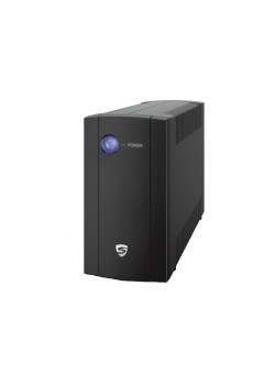 Источник бесперебойного питания/ UPS Сайбер Электро СТАРТ ПЛЮС-850ВА-ЕВРО Линейно-интерактивный  850ВА/425Вт. RS-232(2 EURO) (12В /5Ач.)