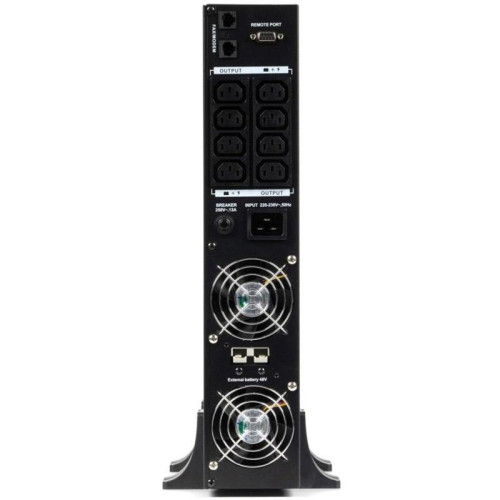 Источник бесперебойного питания Бастион Rapan-UPS 2000-Rack-IN-4X9-E 1400Вт 2000ВА черный