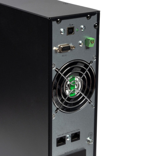 8760 SKAT-UPS 1000-RACK-ON-2X9 P3 ИБП 1000ВА/1000 Вт, 2U, On-Line, синус, встр. АКБ 24В (2x9Ач), 2хSchuko, USB, RS232, RS485, параллельный порт, слот для карт (SNMP, реле), EPO, ШхГхВ 440х330х88, масса 14.2 кг