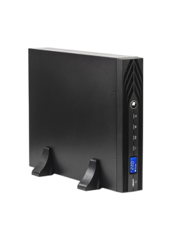 8756 Источник бесперебойного питания SKAT-UPS 3000-RACK-ON-6x9, 3000ВА, 2700 Вт, online, 2U, АКБ 12В/9Ач х 6 шт, RS 232, USB, EPO, 2хSchuko, 1хС19, ШхГхВ440х605х88, масса 30.4кг