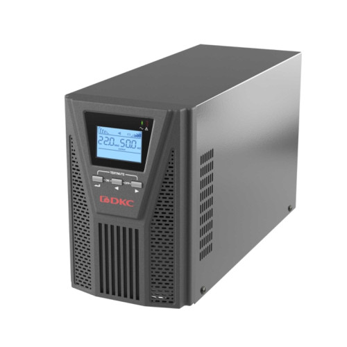 Онлайн ИБП ДКС серии Small Tower, 1000 ВА/900 Вт, 1/1, 2xSchuko, EPO, USB, RS-232, RJ45, 3x7Ач Онлайн ИБП ДКС серии Small Tower, 1000 ВА/900 Вт, 1/1, 2xSchuko, EPO, USB, RS-232, RJ45, 3x7Ач