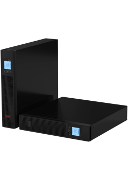 Линейно-интерактивный ИБП ДКС серии Info Rackmount Pro, 2000 ВА/1600 Вт,1/1, EPO, USB, RJ45, 6xIEC C13, Rack 3U, SNMP/AS400 slot, 3x9Aч