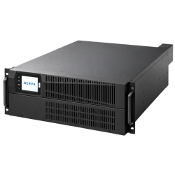 Источник бесперебойного питания NERPA RU online, LCD, 4U Rack/Tower, 6 kVA/kW, Программируемые 3*С13, 2*C19, клеммы терминал,   192V 16*9Ah, возможность подключения внешних АКБ.