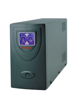 Линейно-интерактивный ИБП ДКС серии Info LCD, 2000 ВА/1200 Вт, 1/1,2xIEC C13, 2xSchuko, USB + RJ45, LCD, 2x9Aч