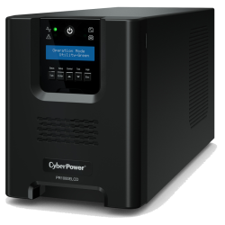 ИБП CyberPower PR1000ELCD, Line-Interactive, 1000VA/900W, 8 IEC-320 С13 розеток, USB&Serial, SNMPslot, LCD дисплей, Black, 0.6х0.35х0.4м., 21кг./ UPS Line-Interactive CyberPower PR1000ELCD 1000VA/900W USB/RS-232/EPO/SNMPslot (8 IEC С13)