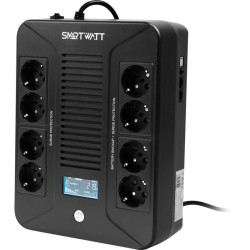 Источник бесперебойного питания Smartwatt SAFE PRO LCD 1000 600Вт 1000ВА черный