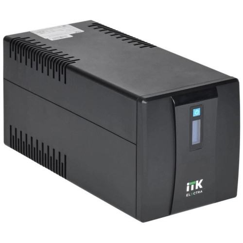 Источник бесперебойного питания ITK Electra 720Вт 1200ВА черный