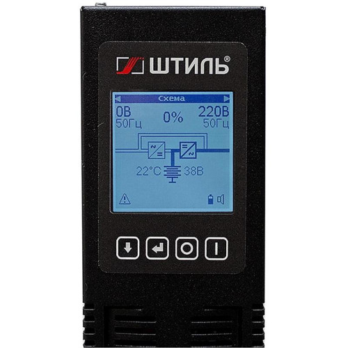 Источник бесперебойного питания Штиль STR1101L 900Вт 1000ВА черный без батареи