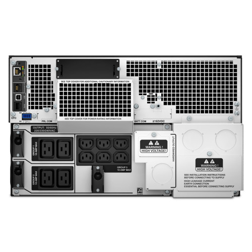 PC Smart-UPS On-Line,10 kW/10 kVA, input 230V/380V, output 230V, Interface Port Contact Closure, RJ-45 10/100 Base-T, RJ-45 Serial, Smart-Slot, USB, Extended runtime model, 6 U