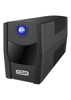Башенный линейно-интерактивный ИБП/ ИБП CBR [QTM-1050T-4I-LCUC] Line Interactive  1050VA/600W 9Ah12V 4 x C13, HID-USB, RJ45/11
