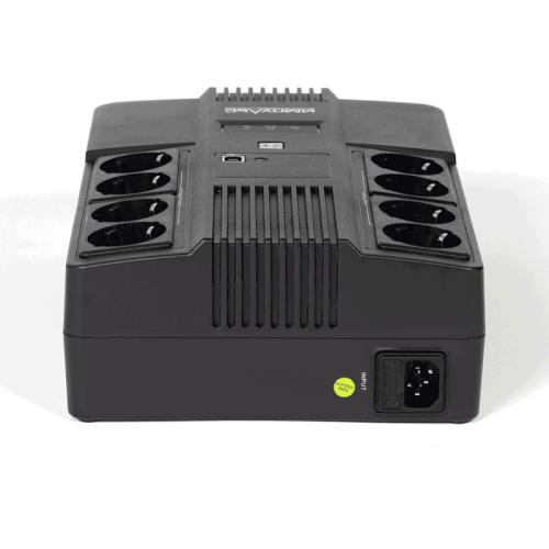 ИБП МАСТЕР 600, 600/360 ВА/Вт, LED, USB, RJ11/RJ45, SCHUKOx8/ line-interactive AS brick