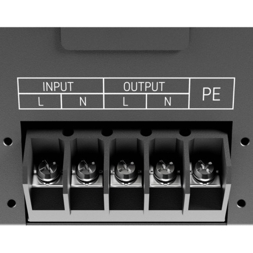 Источник бесперебойного питания/ ONTEK SM RT 10 (SB), 10 кВА/10 кВт (PF=1) с внутренними аккумуляторными батареями 16шт/9Ач, выходными клеммами и выходными розетками 8шт х С13, 4шт х С19, с выключателем сервисного байпаса и выходным выключателем, зарядное